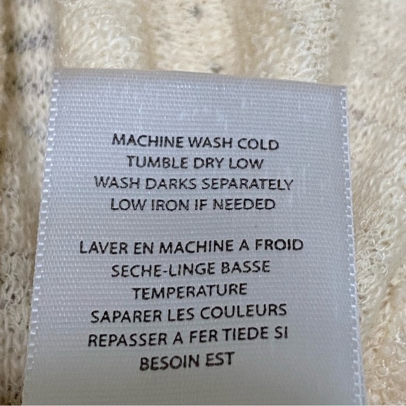 Everleigh Cream Lace Knit Top Small Boho Cottagecore Lagenlook Boxy Fit - Picture 7 of 8